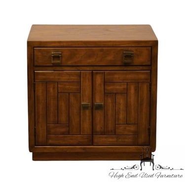 DREXEL FURNITURE Woodbriar Collection Rustic European 24" Cabinet Nightstand 907-630 