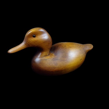 #Sitting Wooden Duck