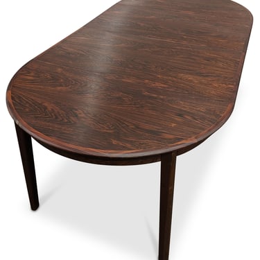 Round Rosewood Dining Table Two Leaf - 042347