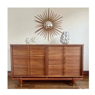 Kent Coffey Sequence Mid Century Modern 6 Drawer Dresser/Chest of Drawers/Credenza/Console/Entryway Storage 