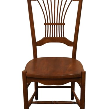 JAMCO WOOD Solid Hard Rock Maple Rustic Country Style Wheat Back Dining Side Chair 