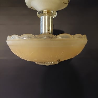 Vintage Semi Flush Light