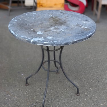 Small Vintage Steel Patio Table