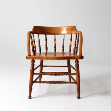 antique captain's chair 