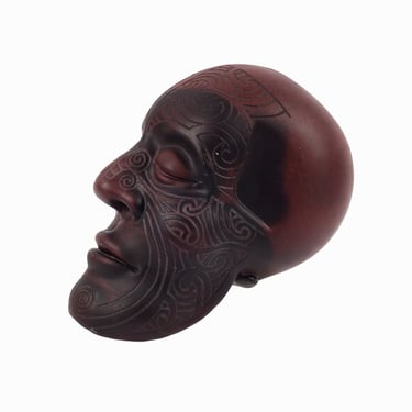Vintage Ceramic Head Sculpture 