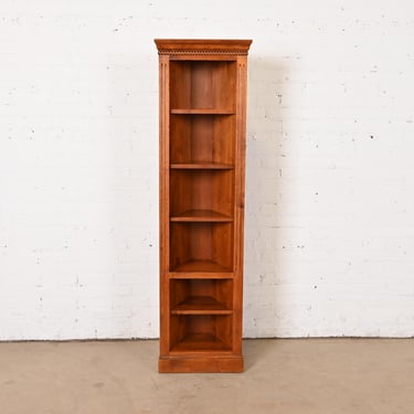 Ethan Allen Shaker Arts & Crafts Maple Corner Bookcase or Display Cabinet