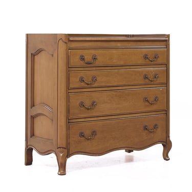 Tomlinson Louis XV French Provincial Walnut and Brass Dresser 