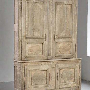 Antique French Oak Hutch/Cabinet 