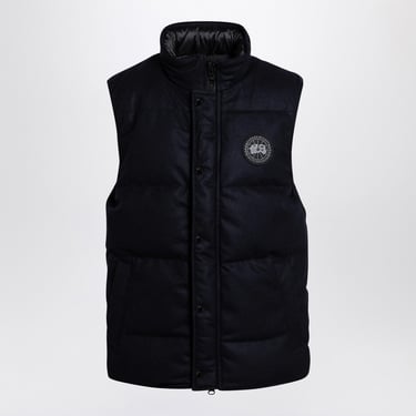 Canada Goose Blue Wool Garson Waistcoat Men