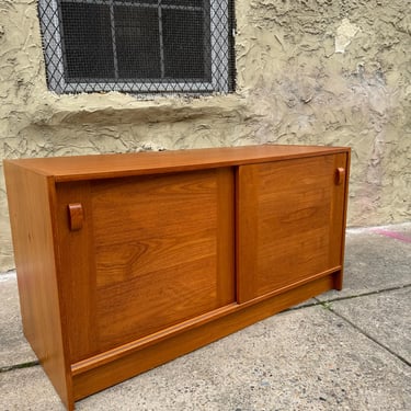 Mid century credenza Domino credenza mid century modern console Danish credenza mid century modern media cabinet 