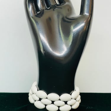 Napier White and Gold Bracelet