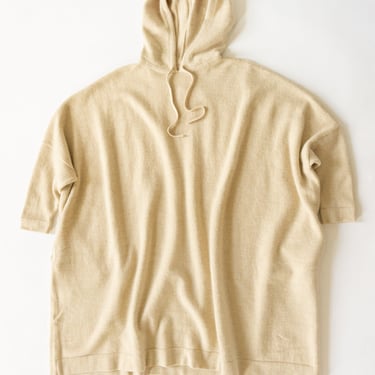 Wide Hood Tunic in Alabaster