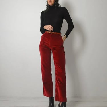 1970's Calvin Klein Velvet Trousers 26x30