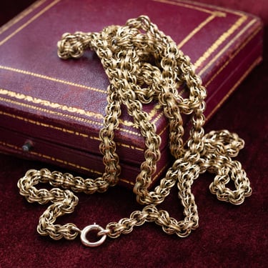 Victorian Long Intricate Link Chain