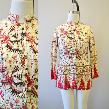 1950s Asian Batik Jacket 