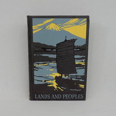 Lands and Peoples IV (1961) - Southern and Eastern Asia - India Japan China Korea - Vintage Geography Book Series - World in Color 