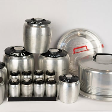 Aluminum Bakeware, Canisters and Spice Holders