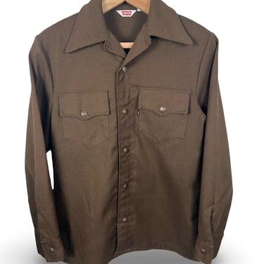 Vintage Levis Big E denim western shirt, made | St. Cyr Vintage