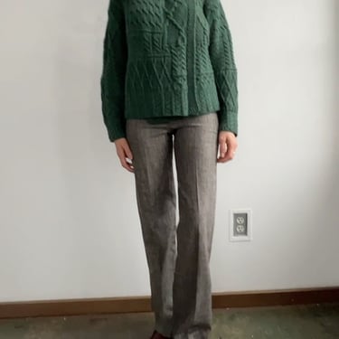 Tweed Wool Escada Trousers