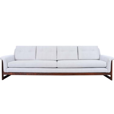 Swedish Rosewood Sofa by Folke Ohlsson for Dux