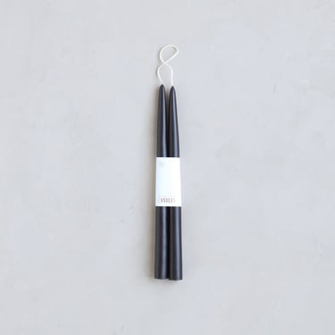 Taper Candles in Smoke (Set of 2)