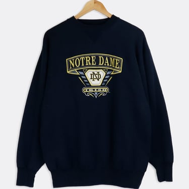 Vintage Notre Dame Irish Crewneck Sweatshirt Sz L