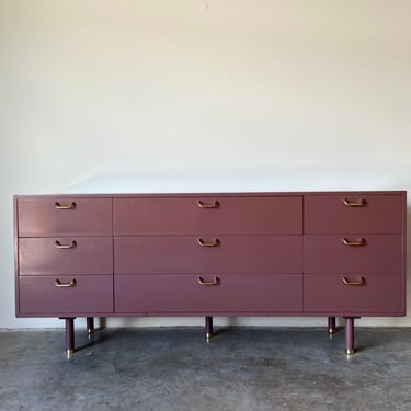 Mid-Century Modern Nine - Drawers Dresser by Harvey Probber 