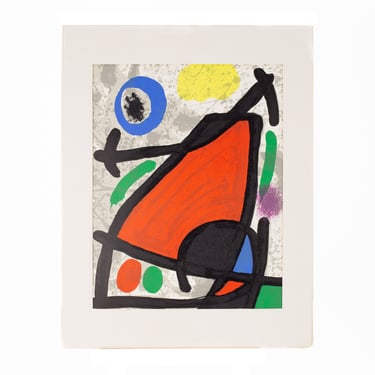 Joan Miro Mid Century Abstract Art Print - mcm 