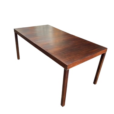 Free Shipping Within Continental US - Vintage Danish Mid Century Modern Rosewood Dining Table Parsons with Extension Leaf. 