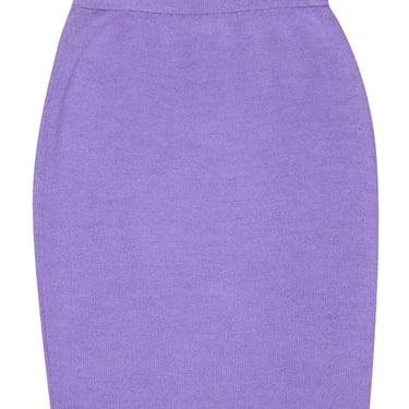 St. John - Light Purple Knit Pencil Skirt Sz 6
