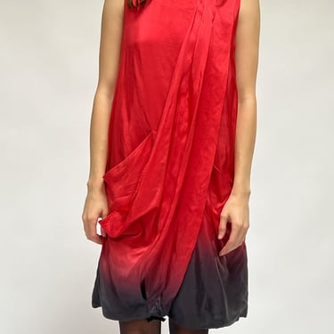 Marni Strawberry Ombre Silk Dress (L)