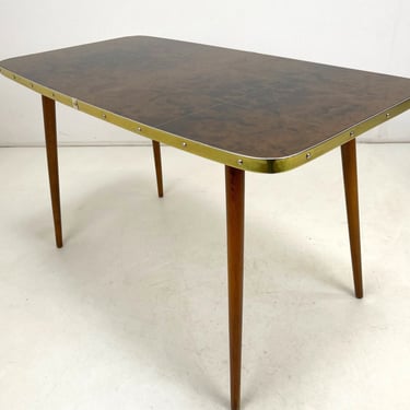 Midcentury Glass Coffee Table, Germany, 1960's / Vintage Coffee Table 