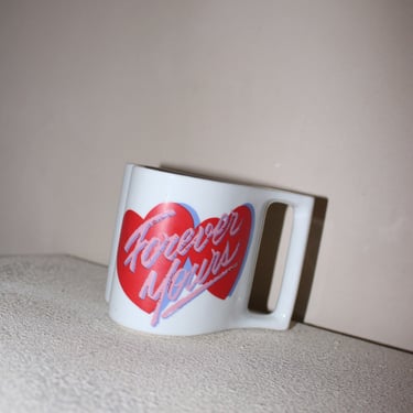Vintage Forever Yours Heart Mug