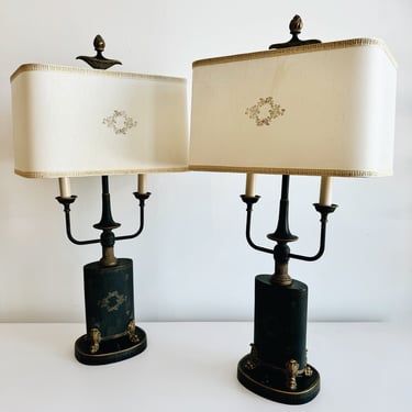 Carmella's Pair of Bouillotte Table Lamps