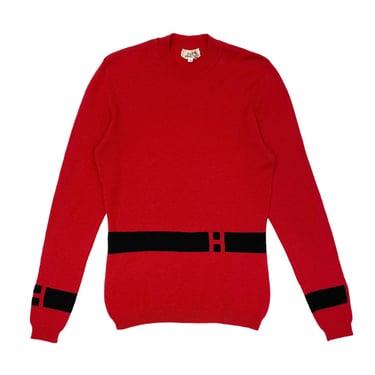Hermes Red Logo Sweater