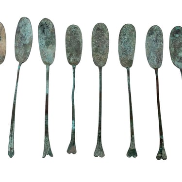 Eight Bronze Spoons Korea c950 AD