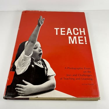 RARE 1966 Signed Carl Purcell Teach Me Book Of Education Photographs W DJ B&W