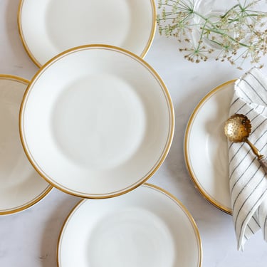 royal doulton gold concord bread plates, set of 7