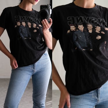 Vintage NSYNC 2001 Pop Album Band Portrait Tee Shirt | Justin Timberlake, PopOdyssey | 100% Cotton | 2000s Y2K NSYNC Boy Band Unisex T-Shirt 