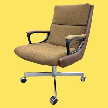 LOCAL PICKUP ONLY ———— Vintage La-Z-Boy Rolling Desk Chair 