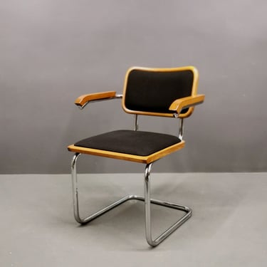 Marcel Breuer Cesca Chair, Vintage Chair, 1970's, In Textiles, Dining Chairs, Vintage Furniture, Bauhaus Style, Made in Italy 