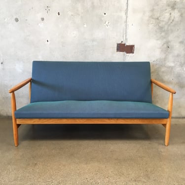 Ejvind A. Johansson Original Upholstery Sofa with Dak Fvame