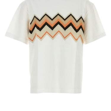 Missoni Men White Cotton T-Shirt