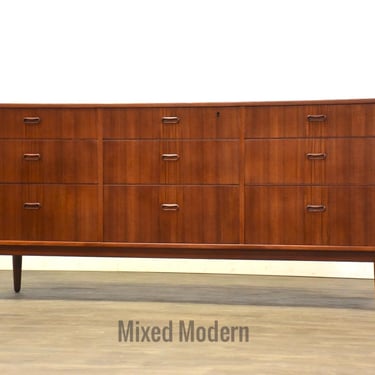 Danish Modern Teak Dresser by Falster 