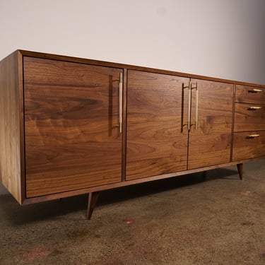 Hernandez Console, Mid-Century Modern Credenza, Modern Sideboard, Solid Wood Sideboard (Shown in Walnut) 