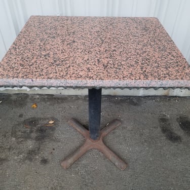 Stone Topped Quirky Iron Table