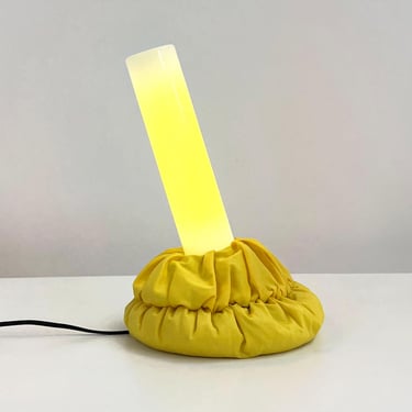 Yellow Cloche Table Lamp by De Pas, Durbino & Lomazzi for Sirrah, 1980s 