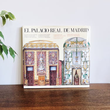 Vintage Spanish El Palacio Real de Madrid Architecture Book 