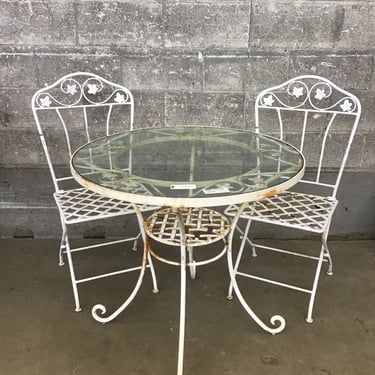 Wrought Iron Patio Table &#038; Chairs (Seattle)