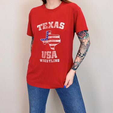 Texas 80's Worn Paper Thin Vintage T-Shirt 